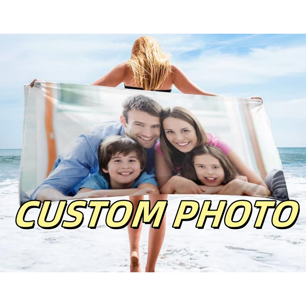 Custom Photo Quick-Dry Microfiber Beach Towel
