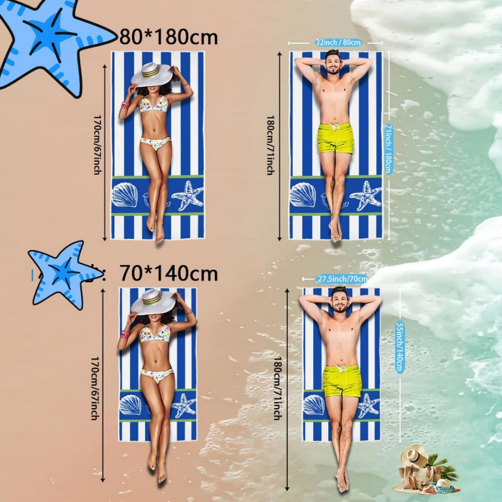 Custom Photo Quick-Dry Microfiber Beach Towel