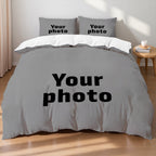 Custom Photo Polyester Duvet Cover Set