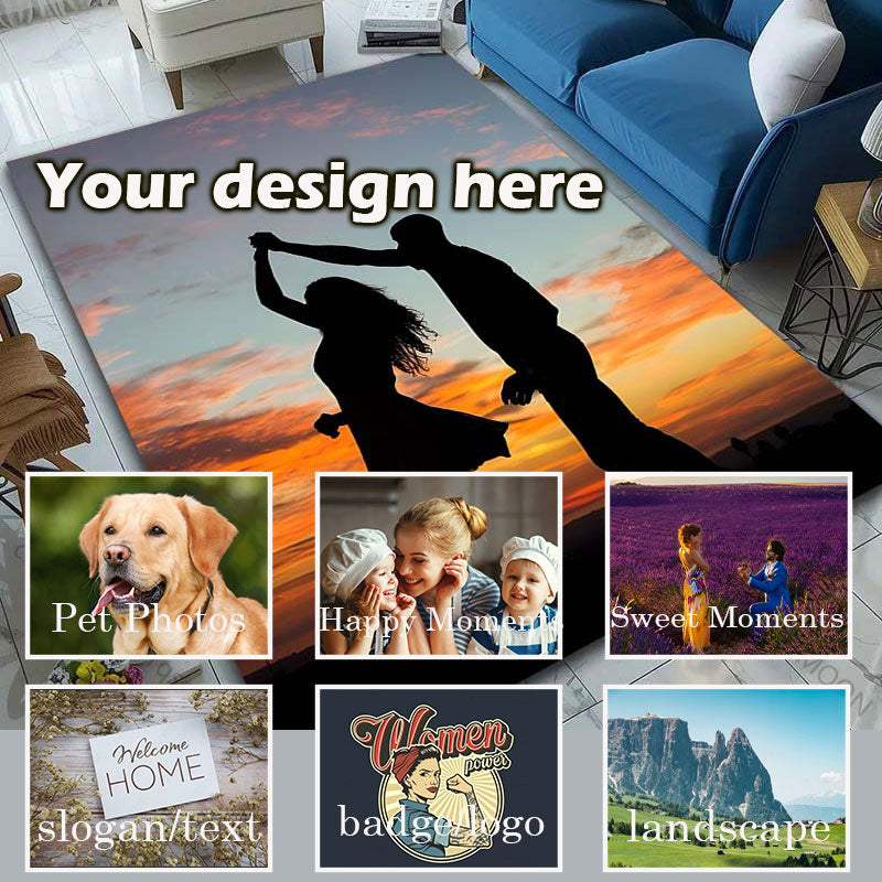 Custom Logo & Photo Washable Non-Slip Rug