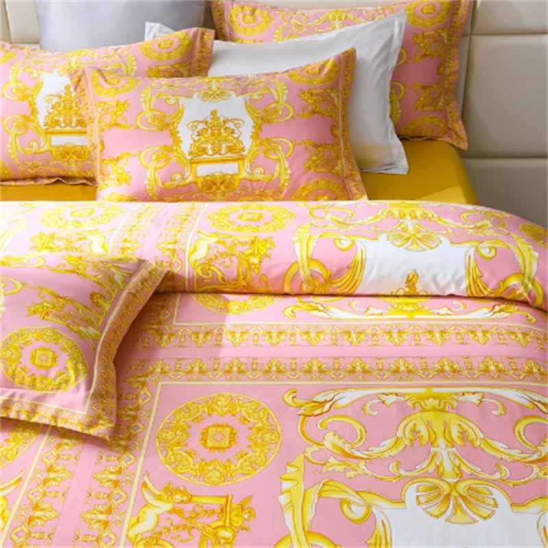 Modern Cotton Digital Print Bedding Set