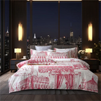 Modern Cotton Digital Print Bedding Set