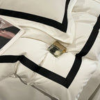 Luxury Hotel White Brushed Bedding Set - 4 Piece
