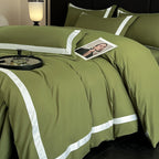 Luxury Hotel White Brushed Bedding Set - 4 Piece