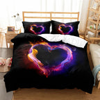 Romantic Love Heart Duvet Cover Set