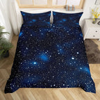 Galaxy Duvet Cover Starry Sky Bedding Set Twin Full Queen King Mysterious Outer Space Comforter Cover For Boys Girl Room Dorm