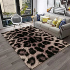 Leopard Print Area Rug for Bedroom & Living Room