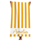 Striped Beach Towels Custom Name Beach Towel 3d Printed Microfiber Beach Towel Water Absorbing Personalized Bath Towel