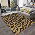 Leopard Print Area Rug for Bedroom & Living Room