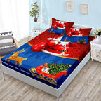 Christmas Snowflake Fitted Sheet Set