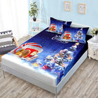 Christmas Snowflake Fitted Sheet Set