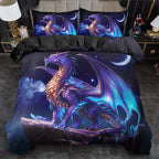 Psychedelic Dragon 3D Duvet Cover Set