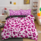 Leopard Print Bedding Set Animal Skin Duvet Cover For Kids Teens Adult Quilt Cover Polyester Comforter Cover With Pillowcase