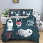 Romantic Love Heart Duvet Cover Set