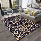 Leopard Print Area Rug for Bedroom & Living Room