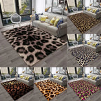 Leopard Print Area Rug for Bedroom & Living Room