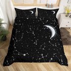 Galaxy Duvet Cover Starry Sky Bedding Set Twin Full Queen King Mysterious Outer Space Comforter Cover For Boys Girl Room Dorm