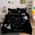 Romantic Love Heart Duvet Cover Set