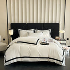 Luxury Hotel White Brushed Bedding Set - 4 Piece