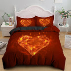 Romantic Love Heart Duvet Cover Set
