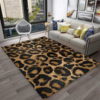 Leopard Print Area Rug for Bedroom & Living Room