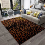 Leopard Print Area Rug for Bedroom & Living Room
