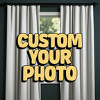 Custom Photo Window Valance & Kitchen Curtain