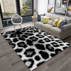 Leopard Print Area Rug for Bedroom & Living Room