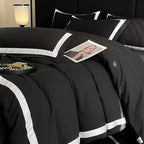 Luxury Hotel White Brushed Bedding Set - 4 Piece