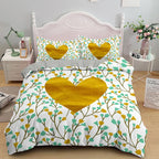 Romantic Love Heart Duvet Cover Set