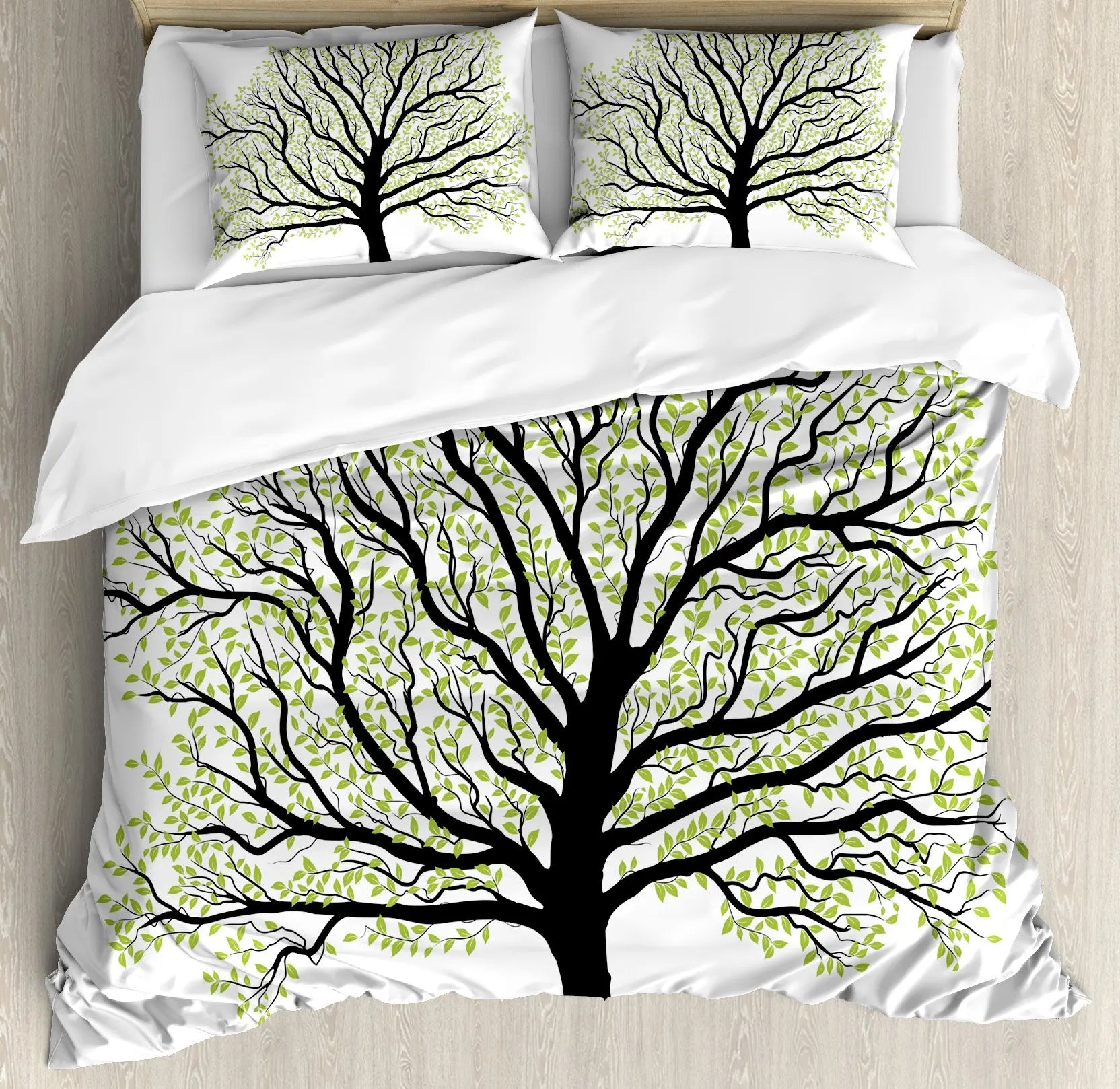 Sun and Moon Duvet Cover Black and White Bedding Soft Tree of Life All Galaxy Stars Mandala Tribal Quilt Cover Decor for Women