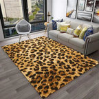 Leopard Print Area Rug for Bedroom & Living Room