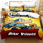 Cartoon Dog & Hero Kids Duvet Cover Set