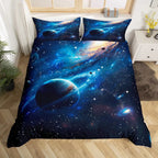 Galaxy Duvet Cover Starry Sky Bedding Set Twin Full Queen King Mysterious Outer Space Comforter Cover For Boys Girl Room Dorm