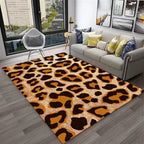 Leopard Print Area Rug for Bedroom & Living Room