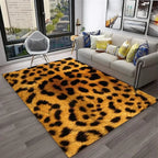 Leopard Print Area Rug for Bedroom & Living Room