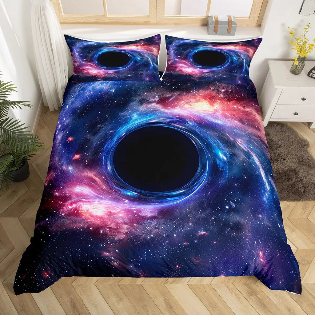 Galaxy Duvet Cover Starry Sky Bedding Set Twin Full Queen King Mysterious Outer Space Comforter Cover For Boys Girl Room Dorm