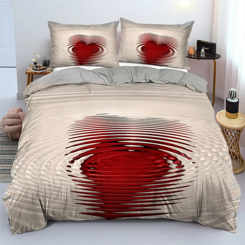 Romantic Love Heart Duvet Cover Set
