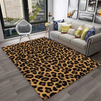 Leopard Print Area Rug for Bedroom & Living Room