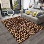 Leopard Print Area Rug for Bedroom & Living Room