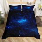 Galaxy Duvet Cover Starry Sky Bedding Set Twin Full Queen King Mysterious Outer Space Comforter Cover For Boys Girl Room Dorm