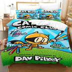 Cartoon Dog & Hero Kids Duvet Cover Set