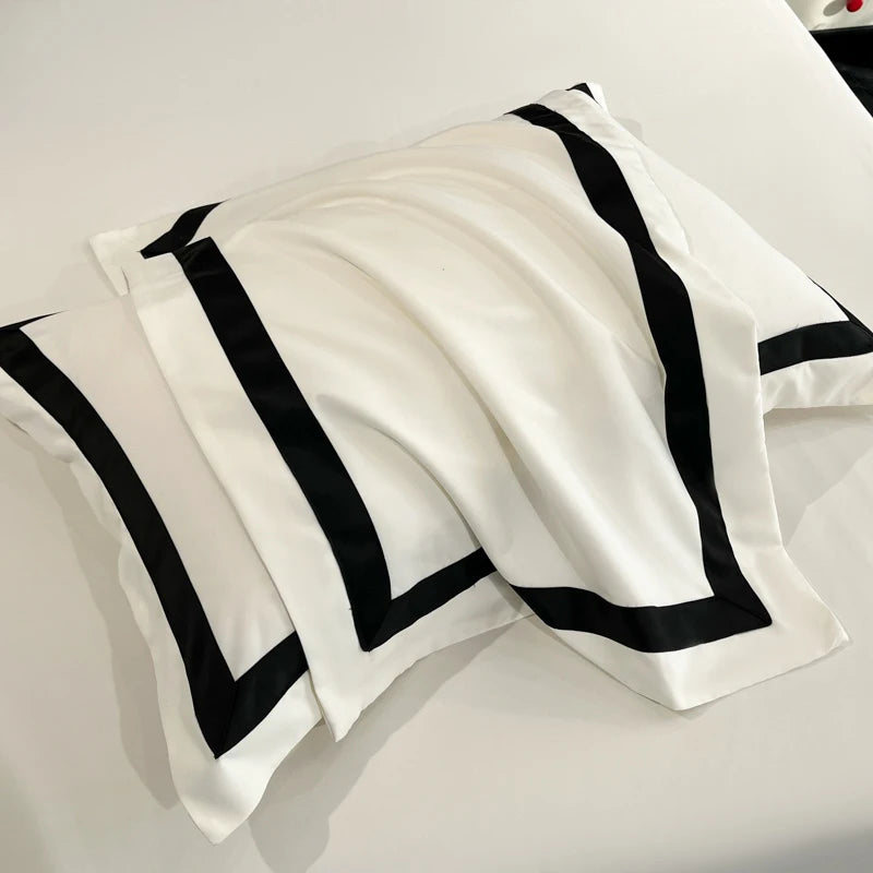 Luxury Hotel White Brushed Bedding Set - 4 Piece
