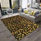 Leopard Print Area Rug for Bedroom & Living Room