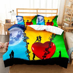 Romantic Love Heart Duvet Cover Set