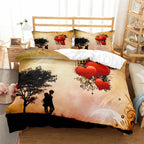 Romantic Love Heart Duvet Cover Set