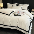Luxury Hotel White Brushed Bedding Set - 4 Piece