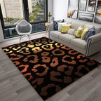 Leopard Print Area Rug for Bedroom & Living Room
