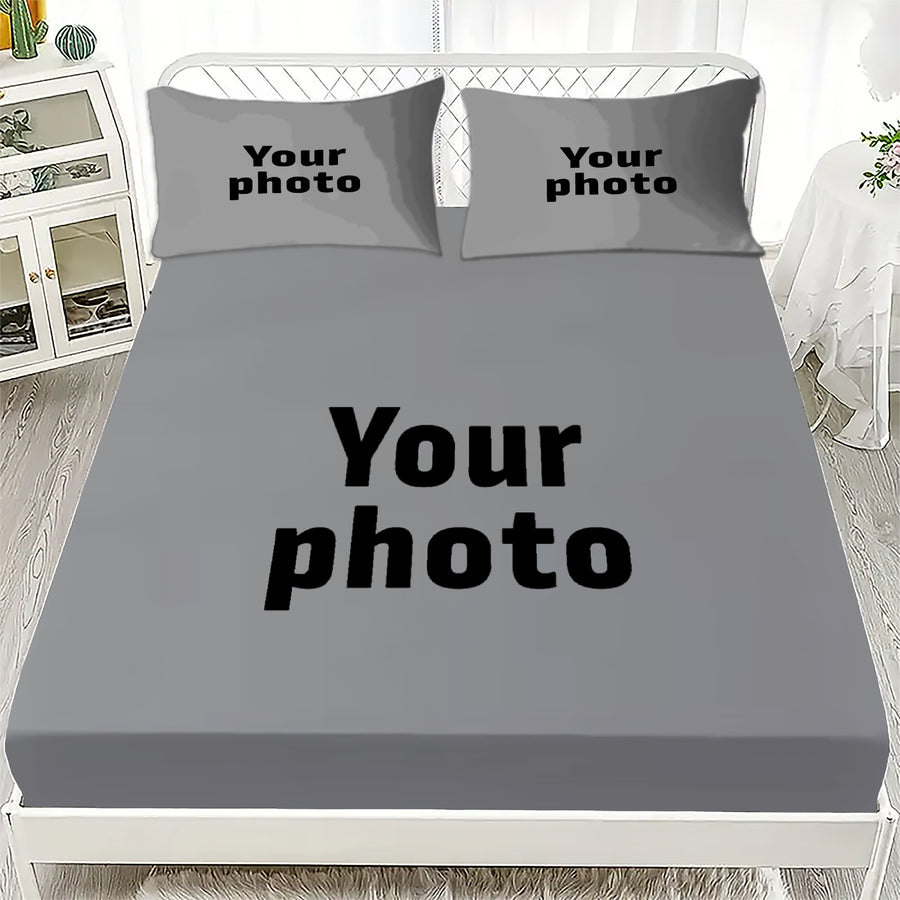 Custom Photo Sheet Set