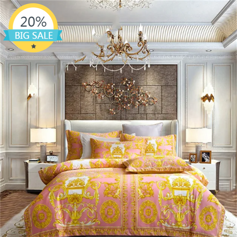 Modern Cotton Digital Print Bedding Set